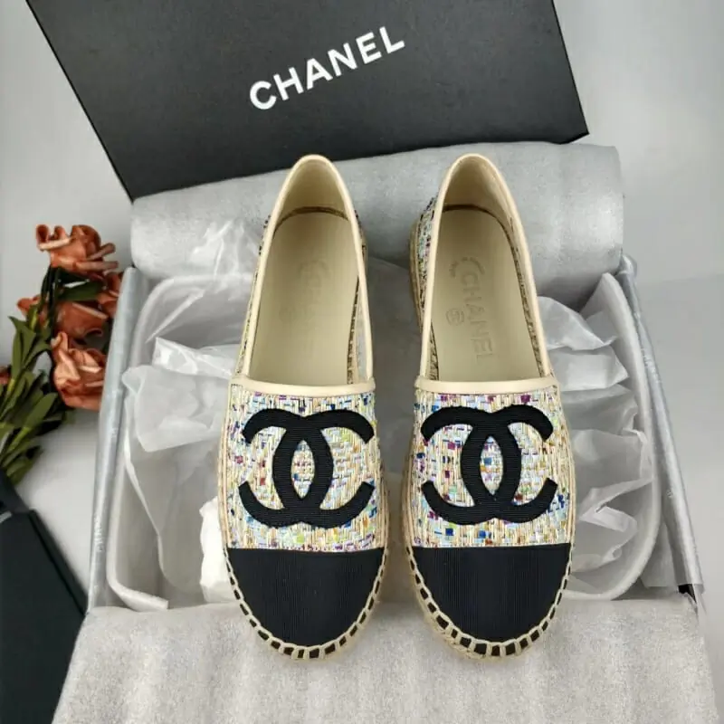 chanel flat chaussures pour femme s_12323201